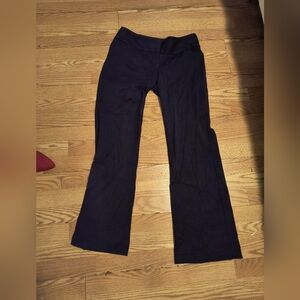 Express Editor Navy Blue Bootcut/Flared Pants